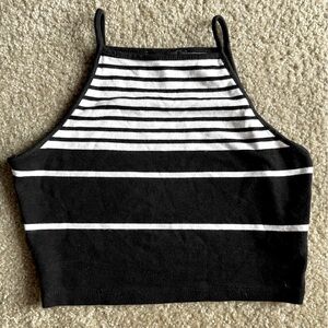 Forever 21 striped halter top size small